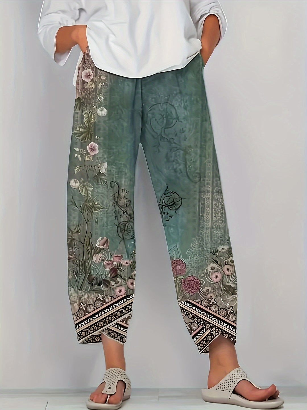 Women's Botanical Cropped Pants - Relaxed Fit