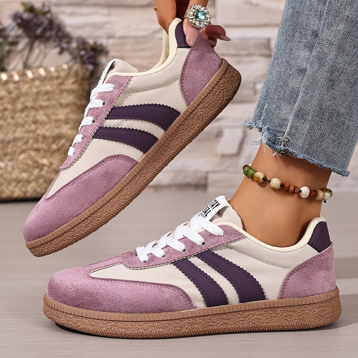 Women's Classic Lace-Up Sneakers - Everyday Comfort