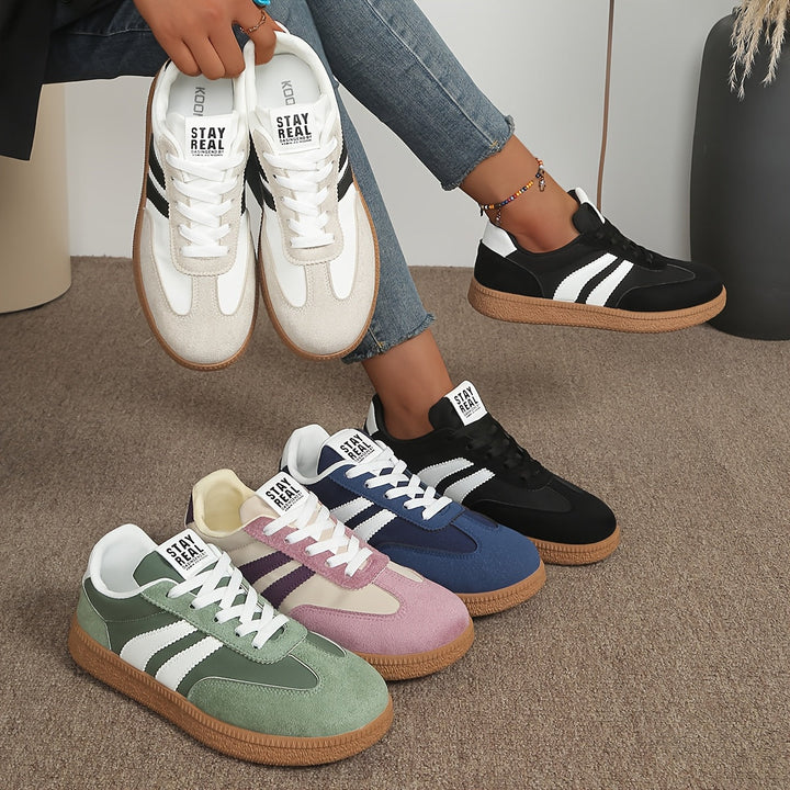 Women's Classic Lace-Up Sneakers - Everyday Comfort