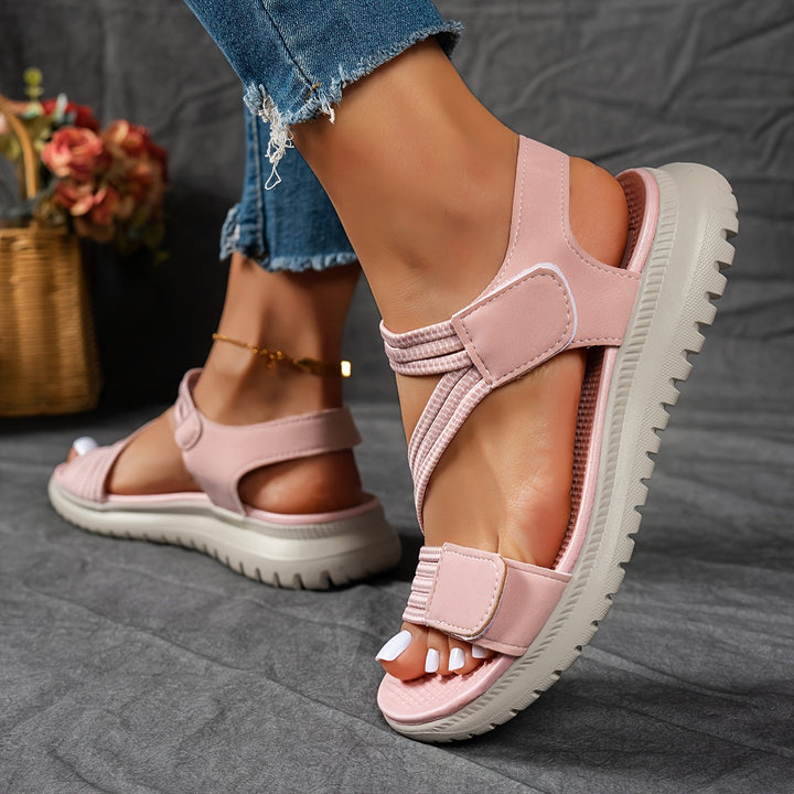 Women's Everyday Comfort Sandals - Adjustable Strap Open Toe