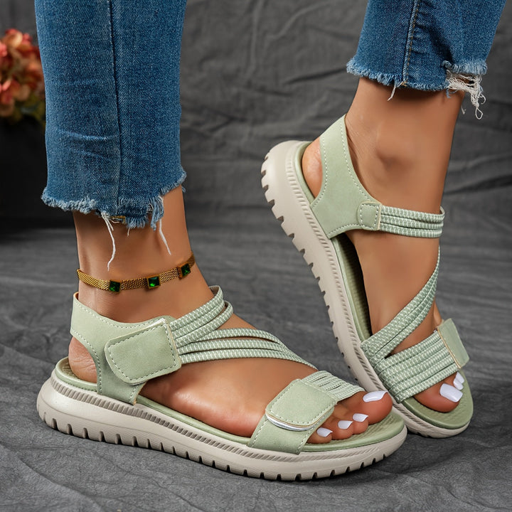 Women's Everyday Comfort Sandals - Adjustable Strap Open Toe