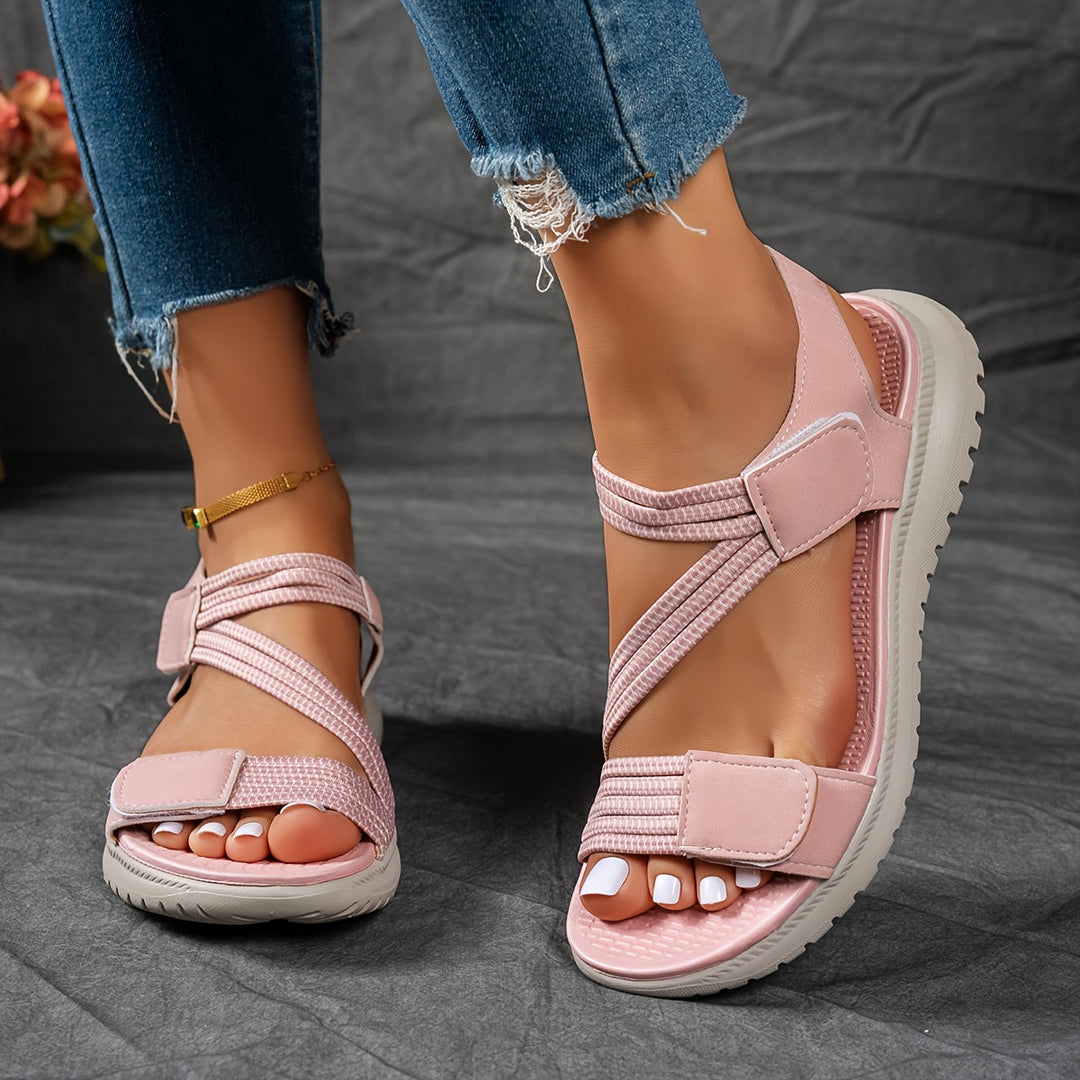 Women's Everyday Comfort Sandals - Adjustable Strap Open Toe