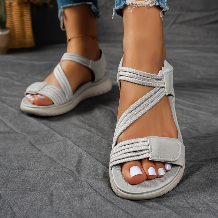 Women's Everyday Comfort Sandals - Adjustable Strap Open Toe