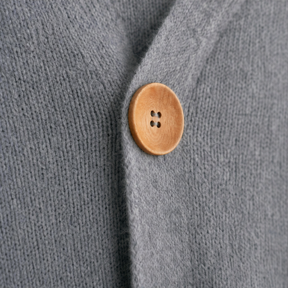 Women's Hooded Waffle-Knit Button-Front Cardigan