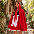 Women's Little Red Riding Hood Halloween Costume - Short Dress & Hoode