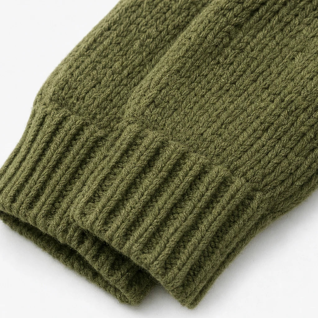 Women's Oversized Cable-Knit Longline Cardigan - Open Front