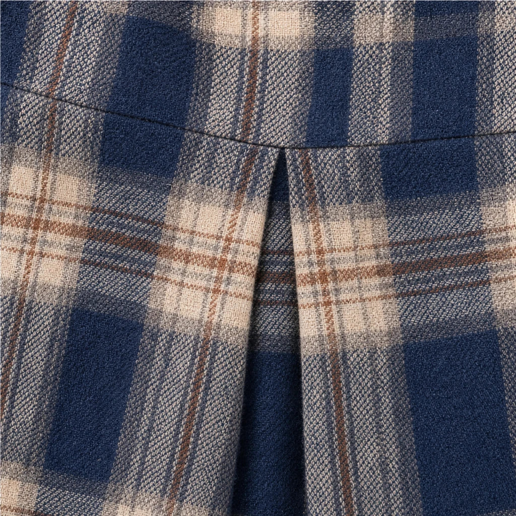 Women's Plaid Button-Front Long-Sleeve Blouse - Relaxed Fit