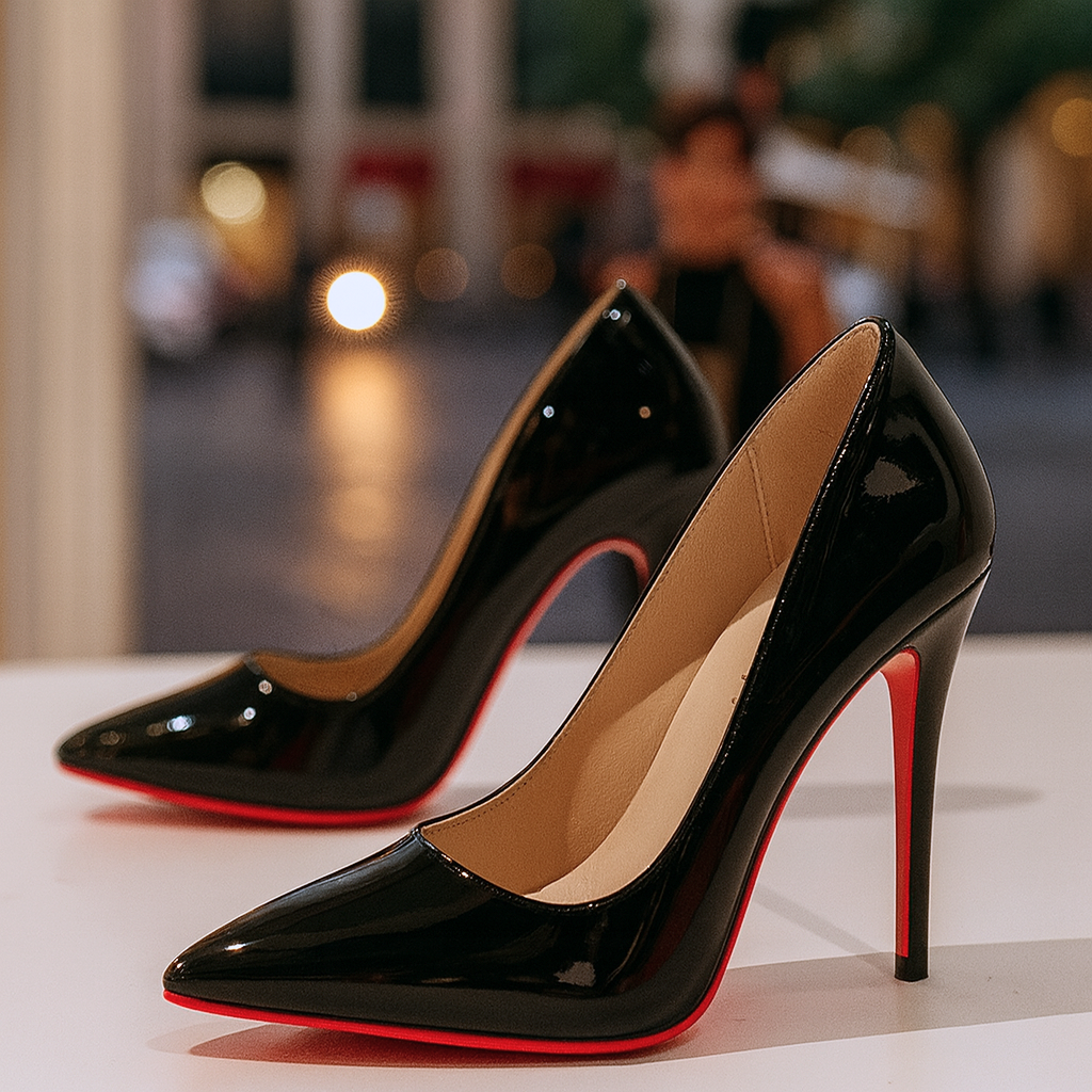 Women's Pointed-Toe Heels in black, Refined Elegance
