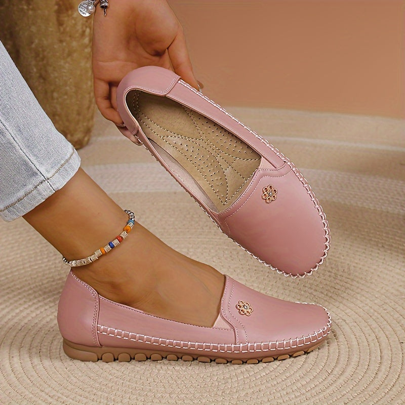 Women's Soft Slip-On Loafers - Lightweight Everyday Comfort