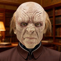 Wrinkled Monster Mask – Full Head Halloween Accessory with Attached Hair